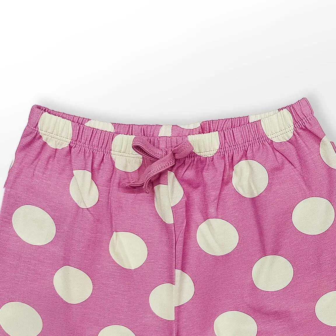 Schlafanzug Kurz Kinder Minnie Zweiteilig aus Baumwolle Rosa 4/5