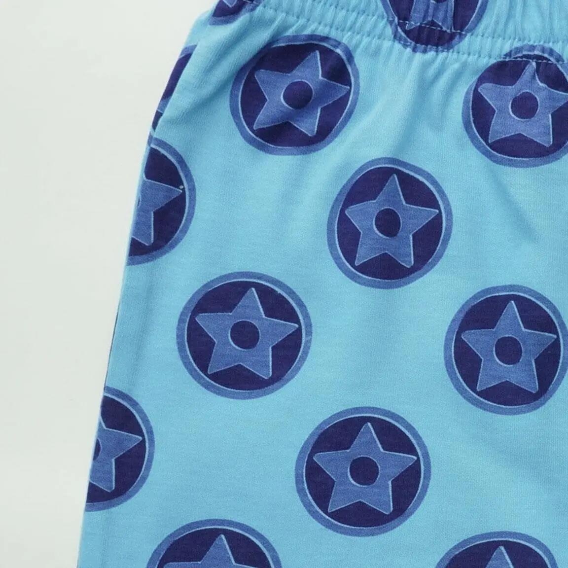 Pyjama Court Enfant Paw Patrol Deux Pièces en Coton Bleu 4/6