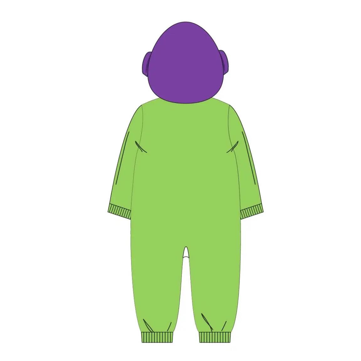 Pijama Comprido Infantil Toy Story de Duas Peças de Poliéster Branco 2/6