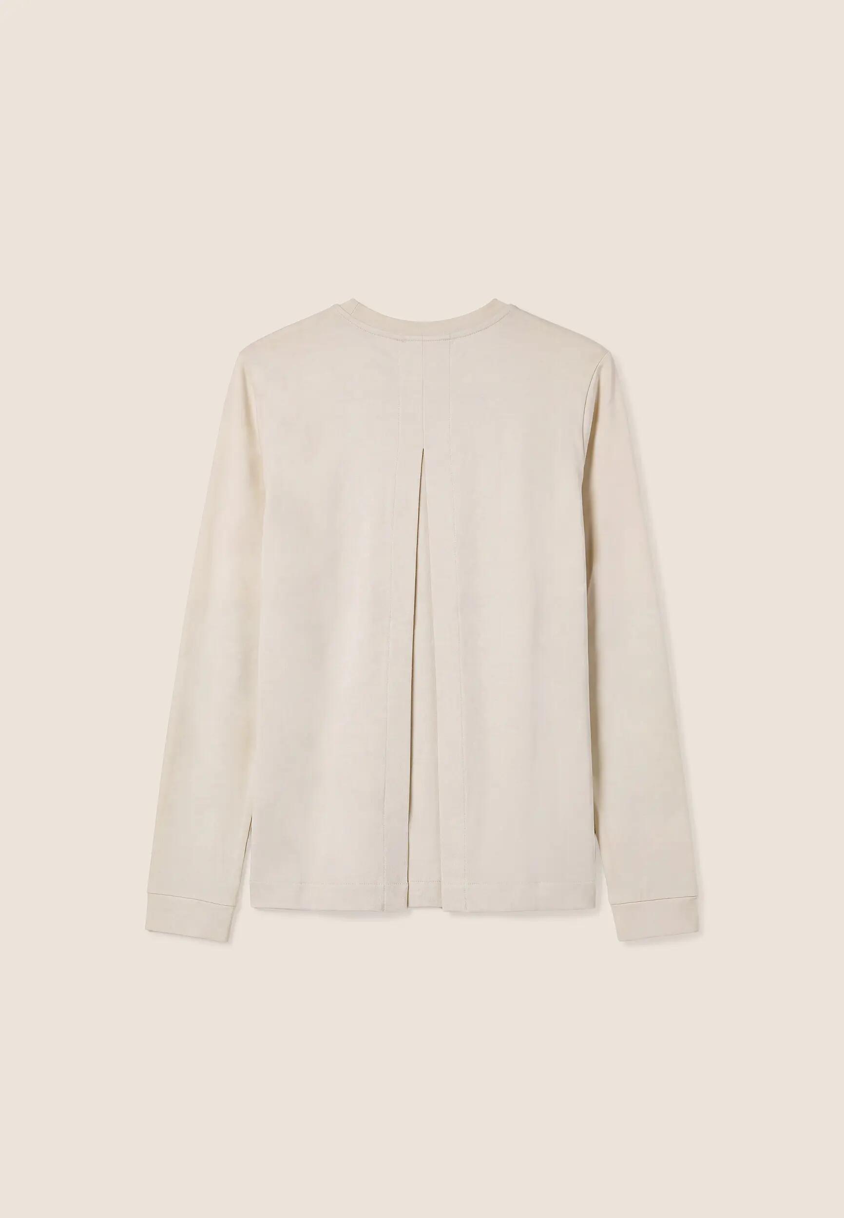 Sweat-shirt pour femmes à col rond avec fente au dos 2/3