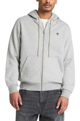 Felpa con zip - sportswear - Uomo - Cappuccio regolabile tasche - Blu scuro
