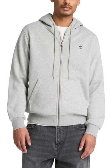 Felpa con zip - sportswear - Uomo - Cappuccio regolabile tasche - Blu scuro