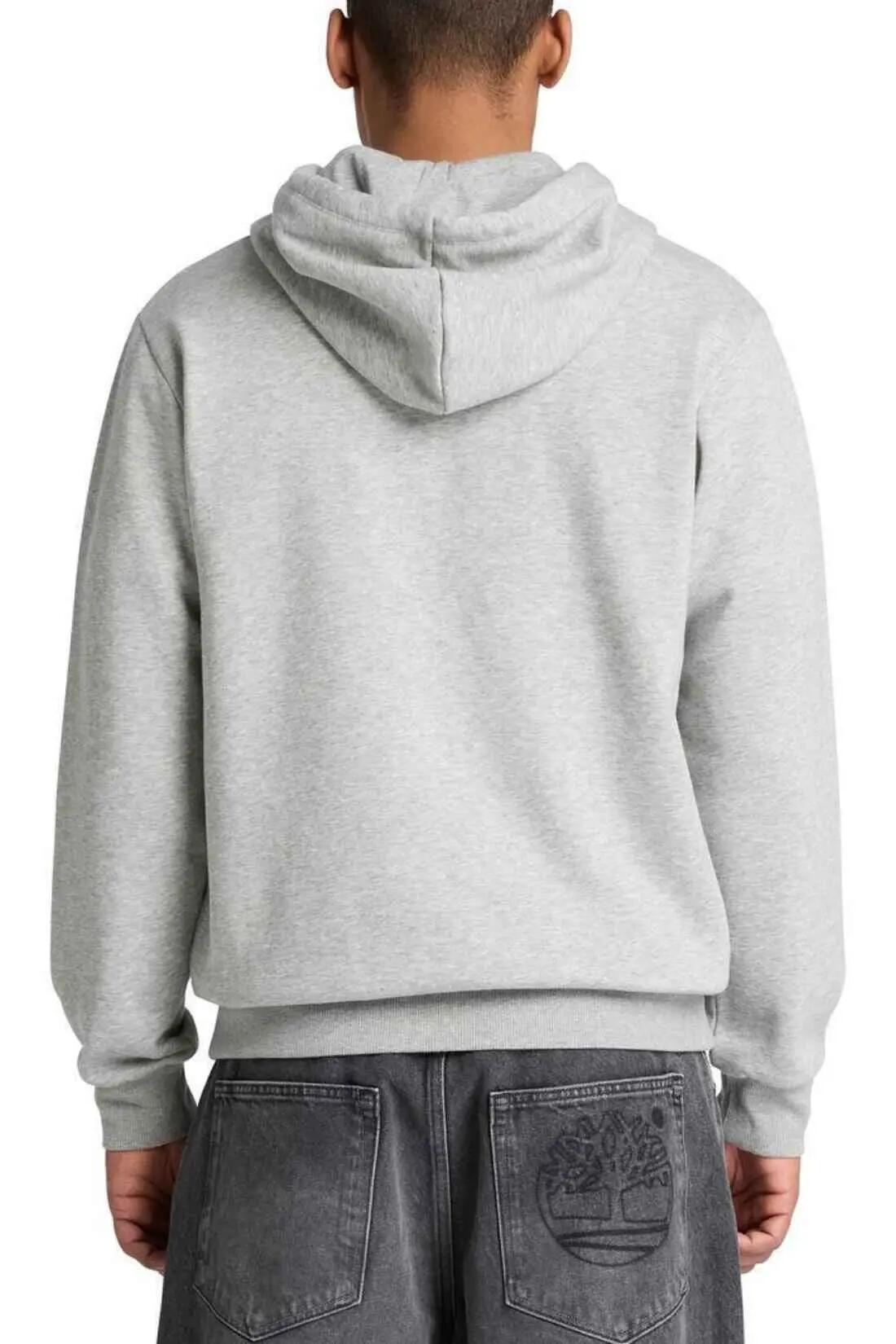 Sweat zippé - Homme - Capuche et poches - Gris 3/3