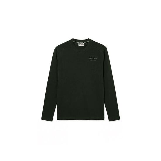 T-shirt à manches longues pour hommes coupe classique en coton