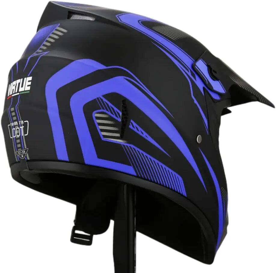 Casque de motocross / Casque de moto avec lunettes, gants et masque(L) 5/7