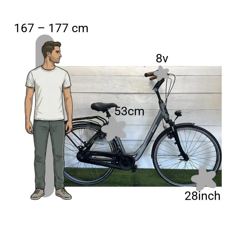 Bicicletta usata Sparta F8e LTD Lage Instap 2/4
