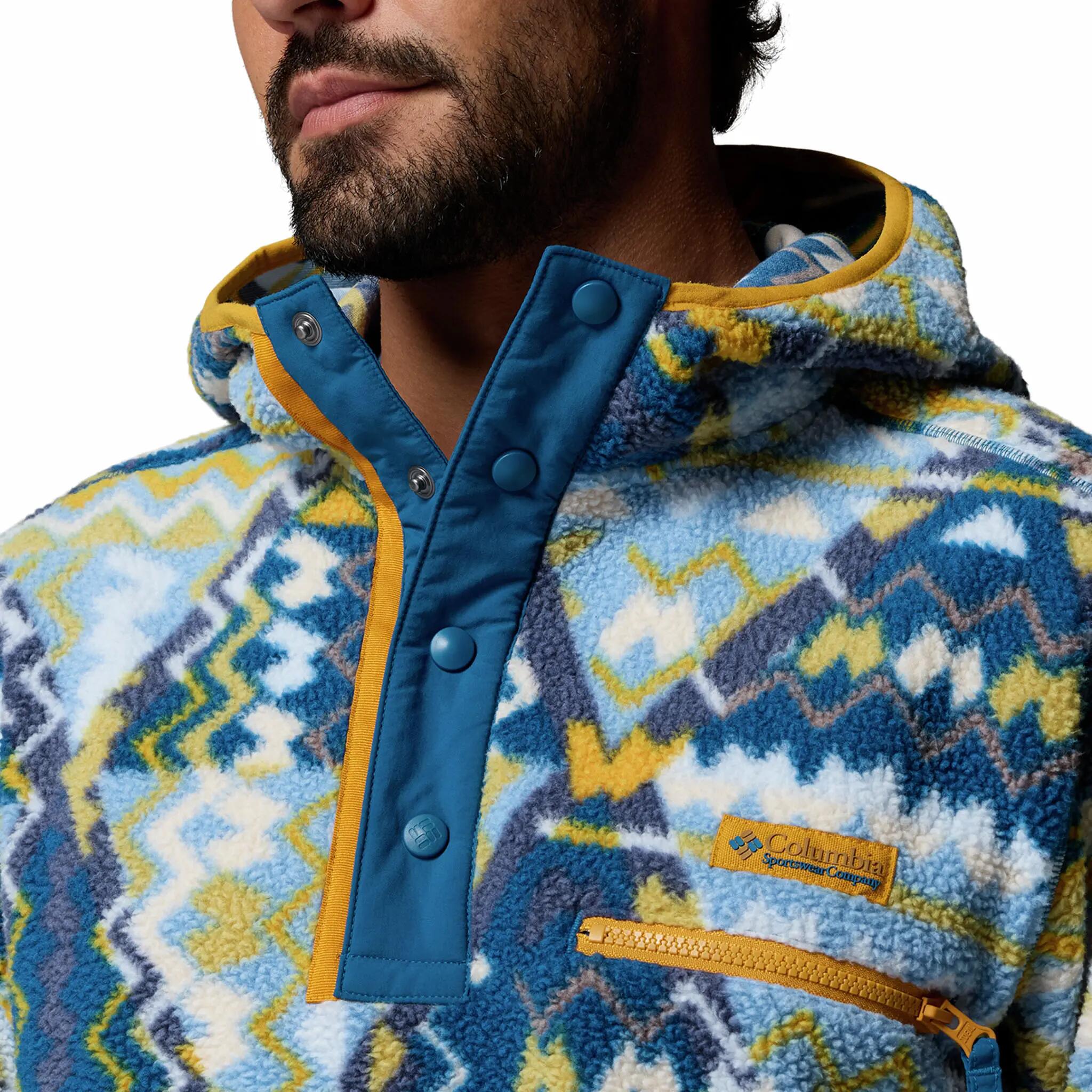 Fleecepullover mit Kapuze wärmend Herren - Helvetia™ II Printed Hoodie 5/6