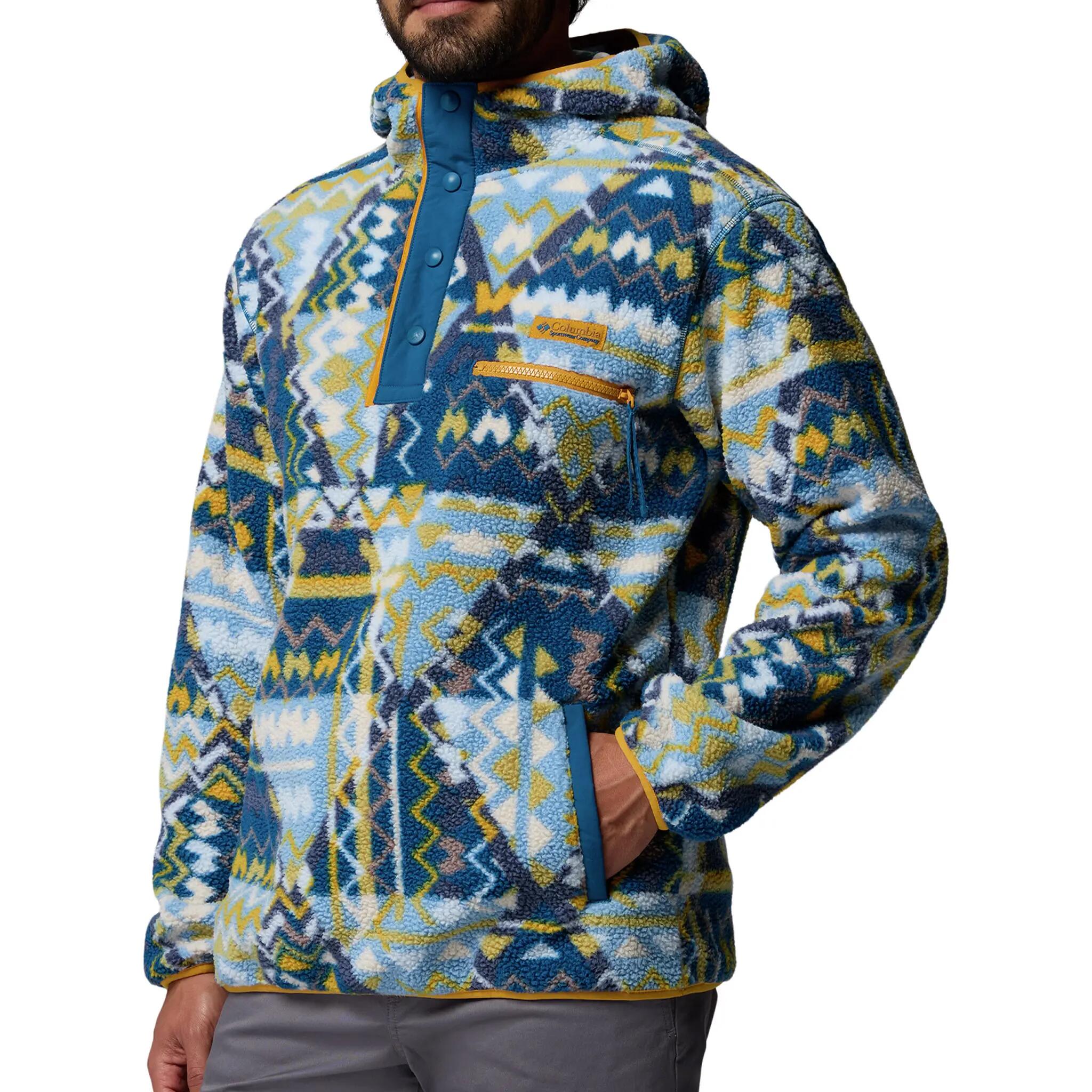 Fleecepullover mit Kapuze wärmend Herren - Helvetia™ II Printed Hoodie 3/6