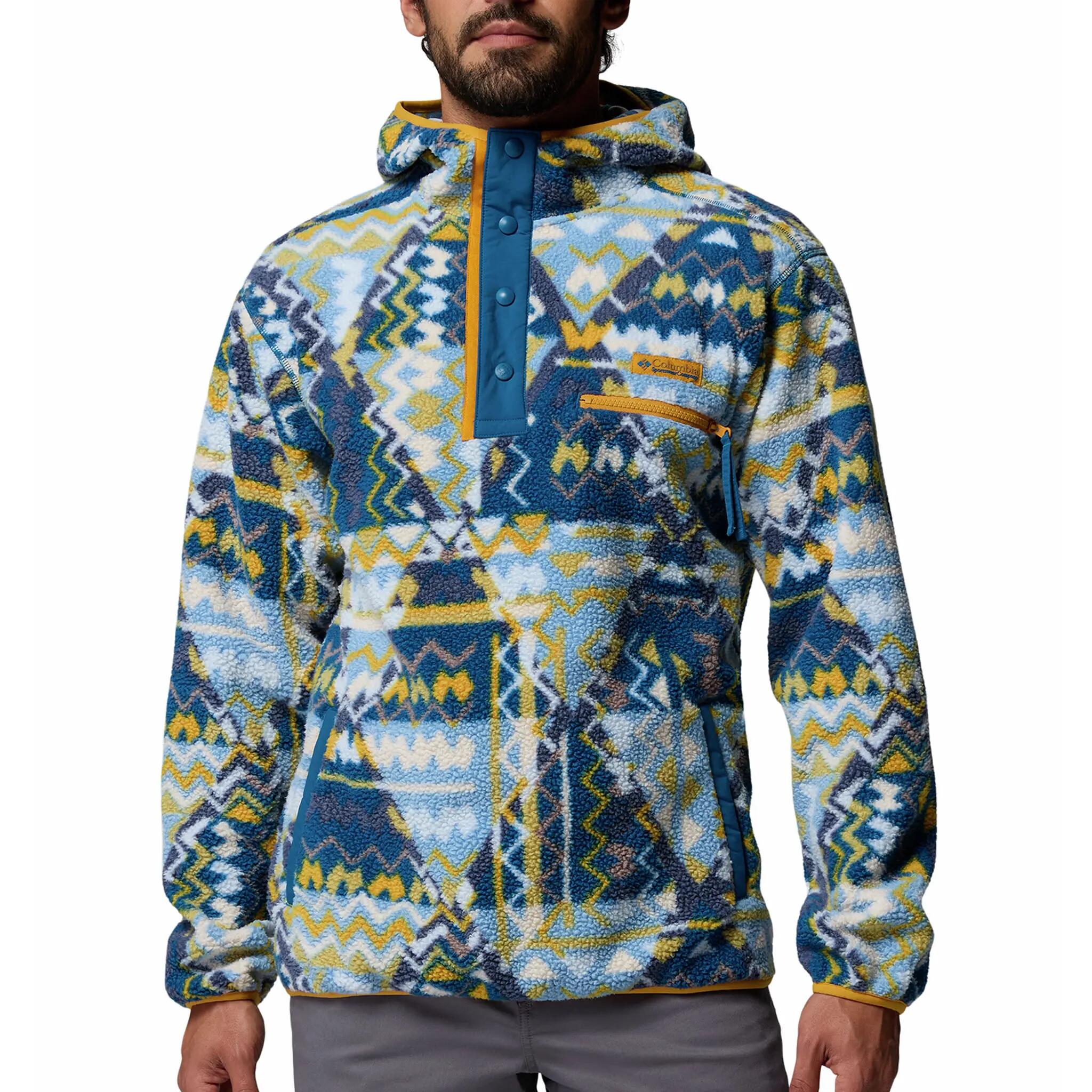 Fleecepullover mit Kapuze wärmend Herren - Helvetia™ II Printed Hoodie 2/6