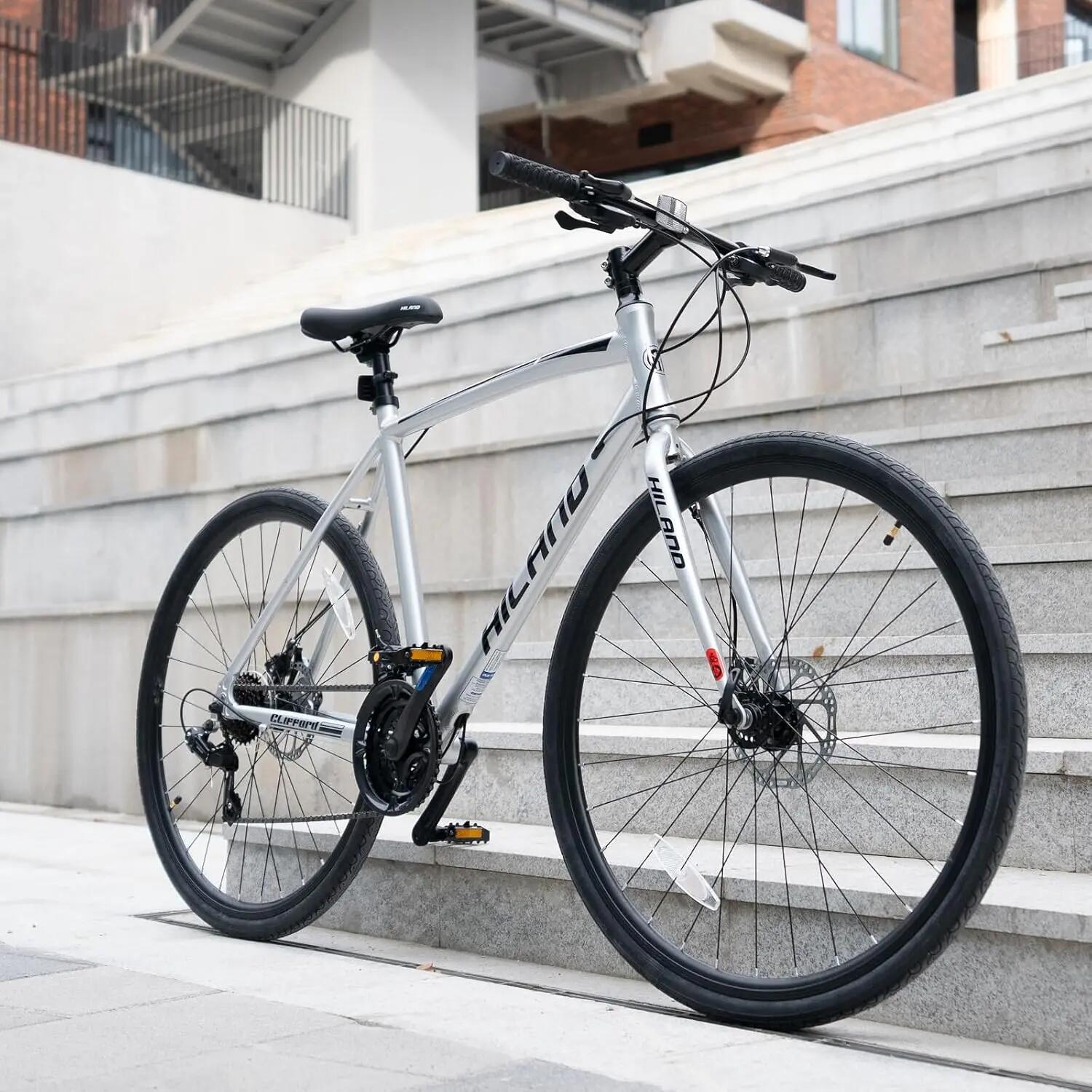 Herren Rennrad 28 Zoll 21-Gang Scheibenbremse 700C 6/7