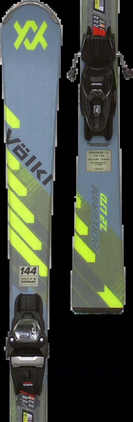 Second life - Narty Volkl Peregrine 7.2 LTD 144cm 3/5