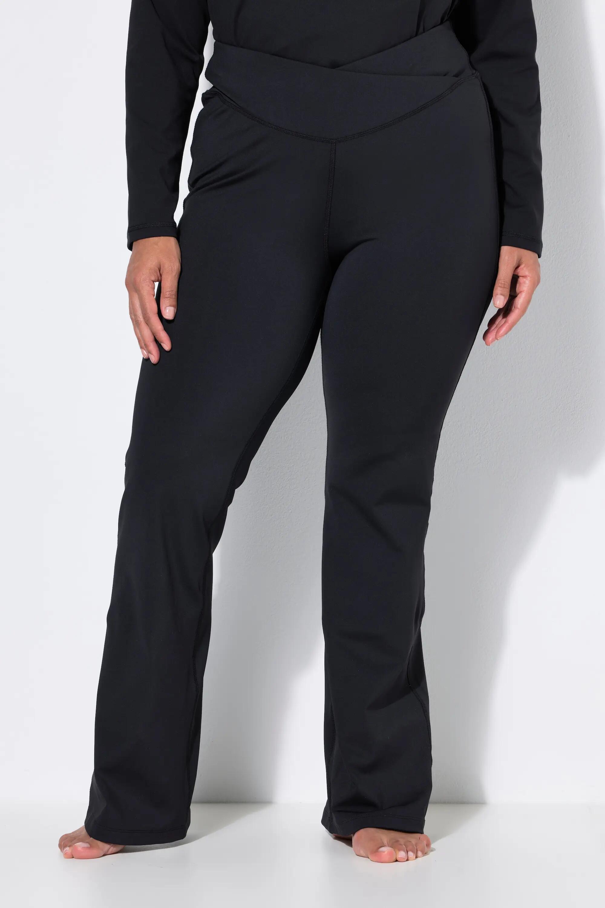 Femme Legging de yoga jambe évasée et coupe Slim Fit taille élastique 5/6