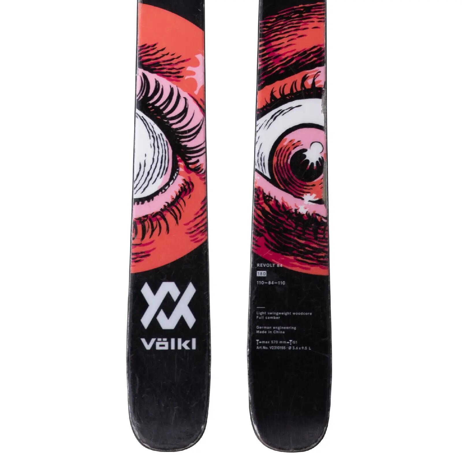 RECONDITIONNE - Ski Volkl Revolt 84 + Fixations 4/4