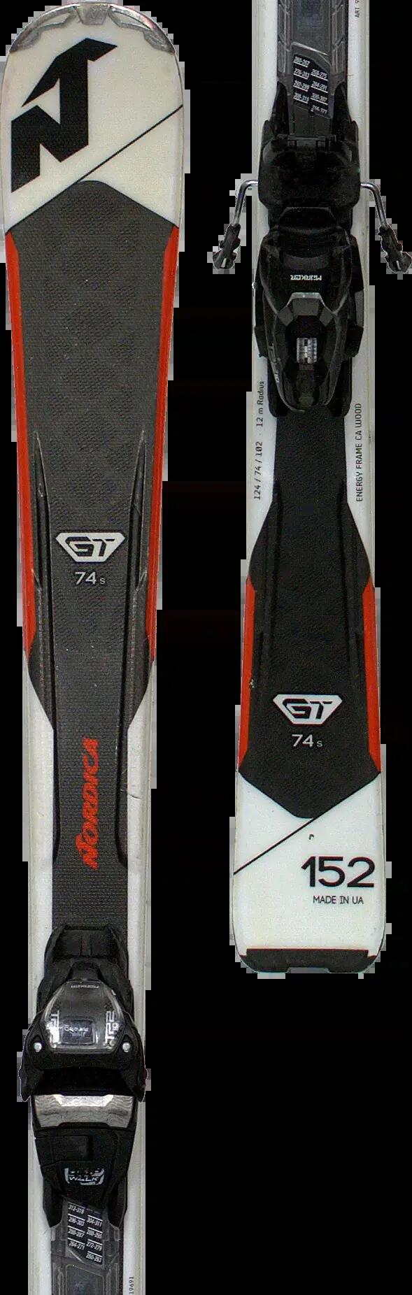 Second life - Narty Nordica GT 74 S 144cm 3/5