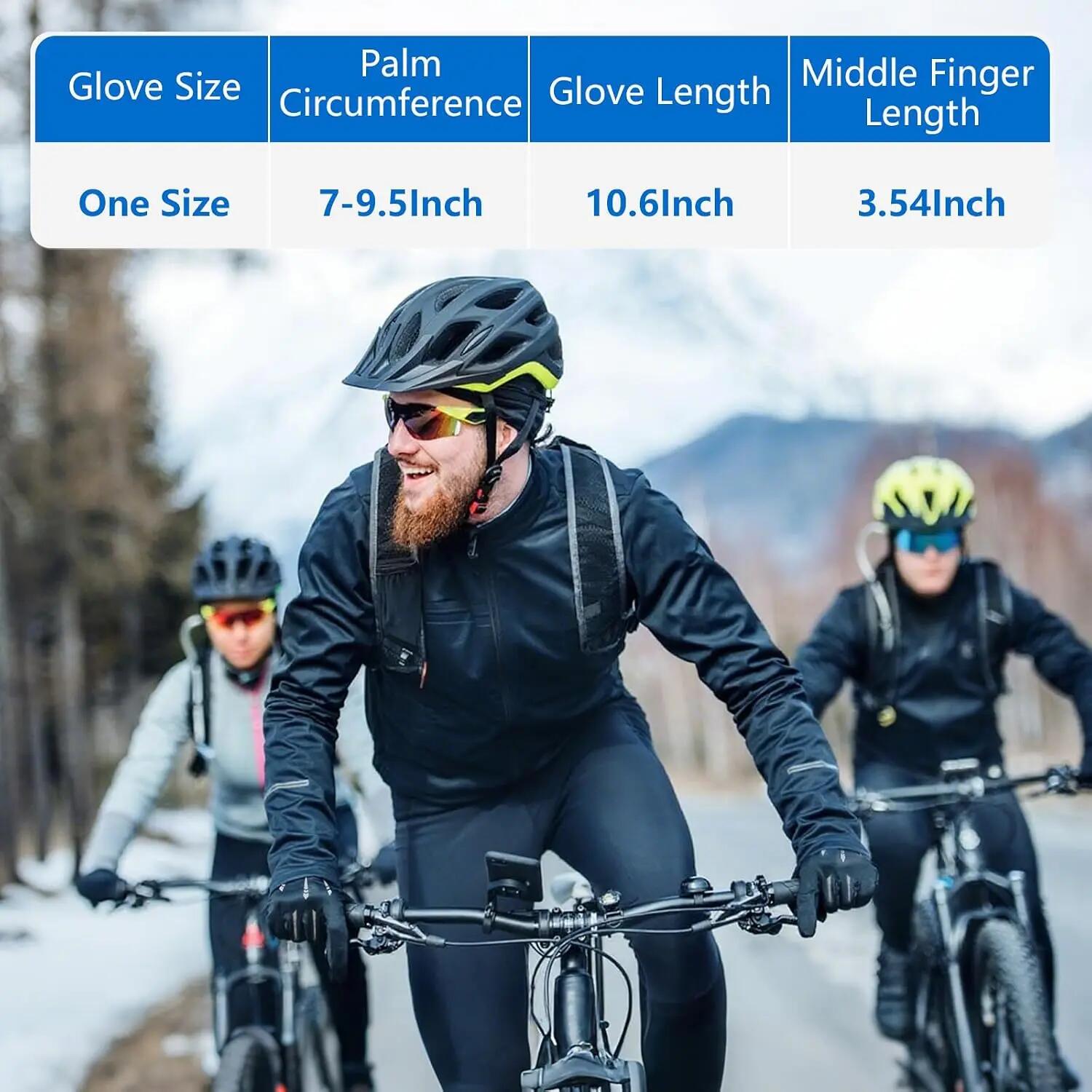 Gants d'hiver pour hommes et femmes – Gants thermiques, antidérapants, imperméab 6/7