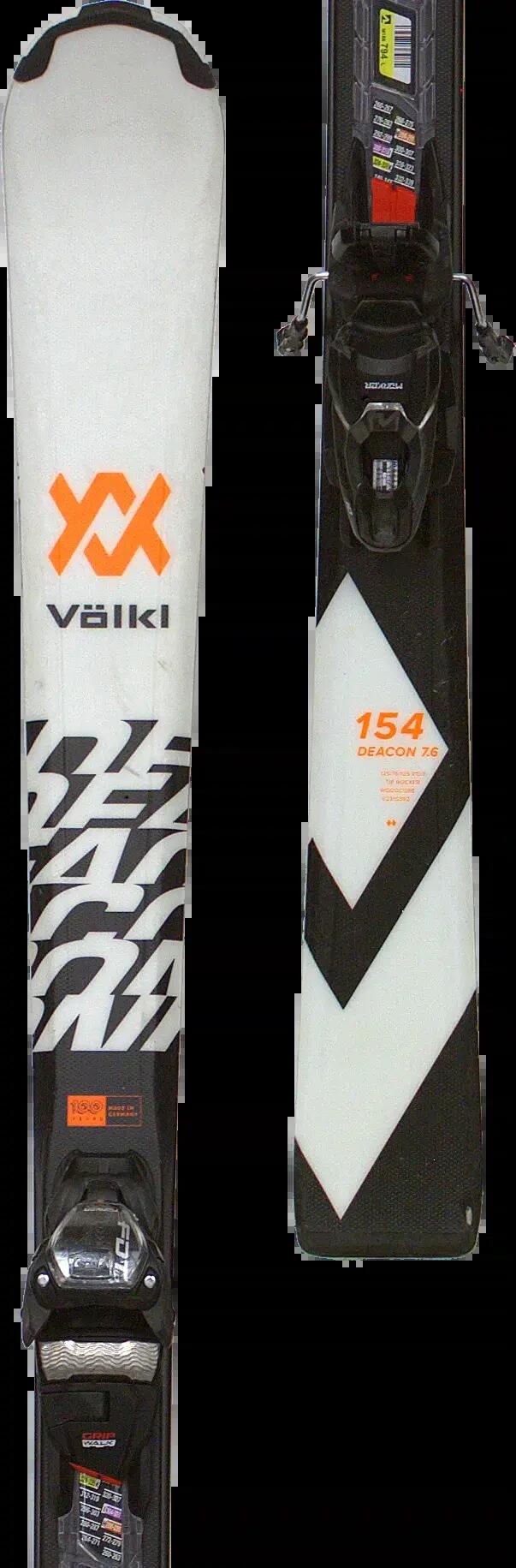 Second life - Narty Volkl Deacon 7.6 154cm 3/5