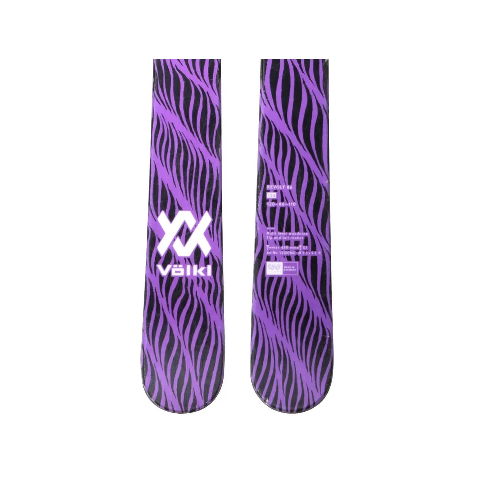 RECONDITIONNE - Ski Volkl Revolt 86 + Fixations 4/4