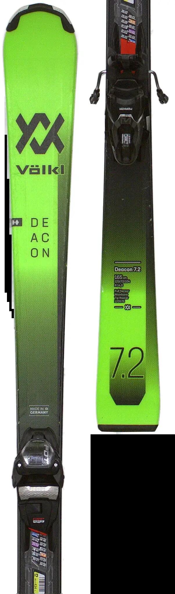 Second life - Narty Volkl Deacon 7.2 165cm 3/5