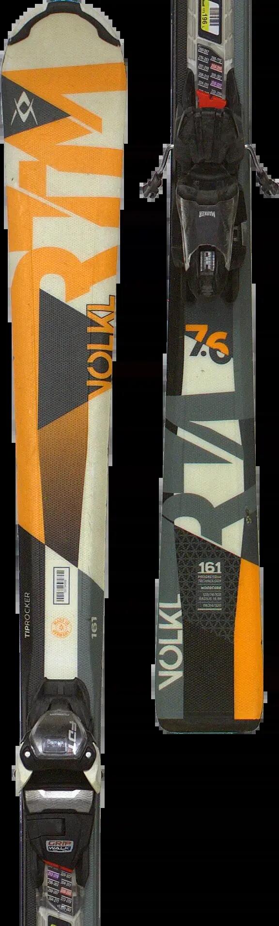 Second life - Narty Volkl RTM 7.6 140cm 3/5