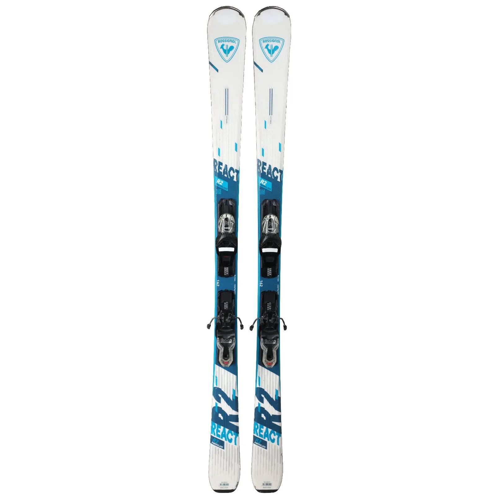 RECONDITIONNE - Ski Rossignol React 2 + Fixations 2/4