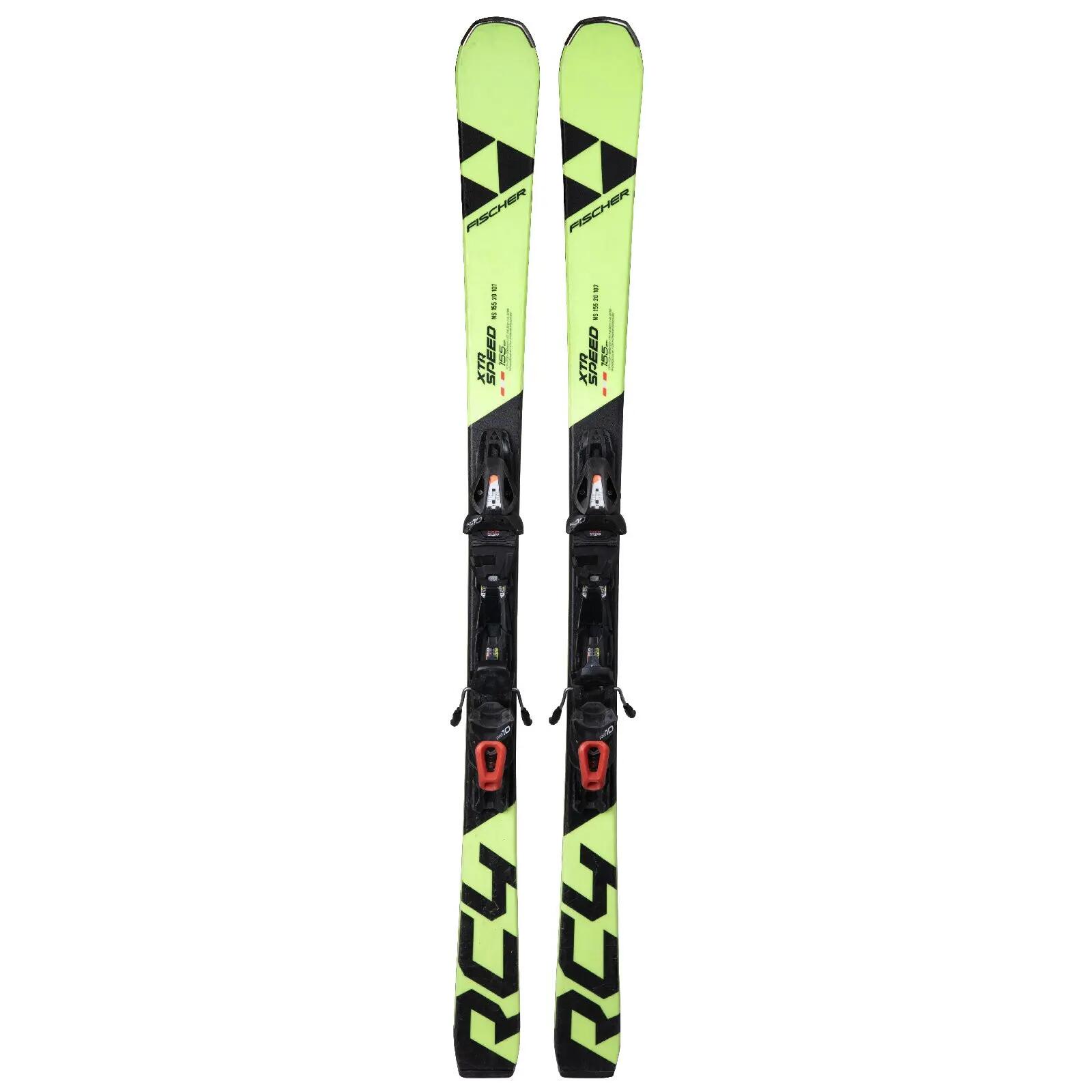 RECONDITIONNE - Ski Fischer Rc4 Speed Xtr + Fixations 2/4