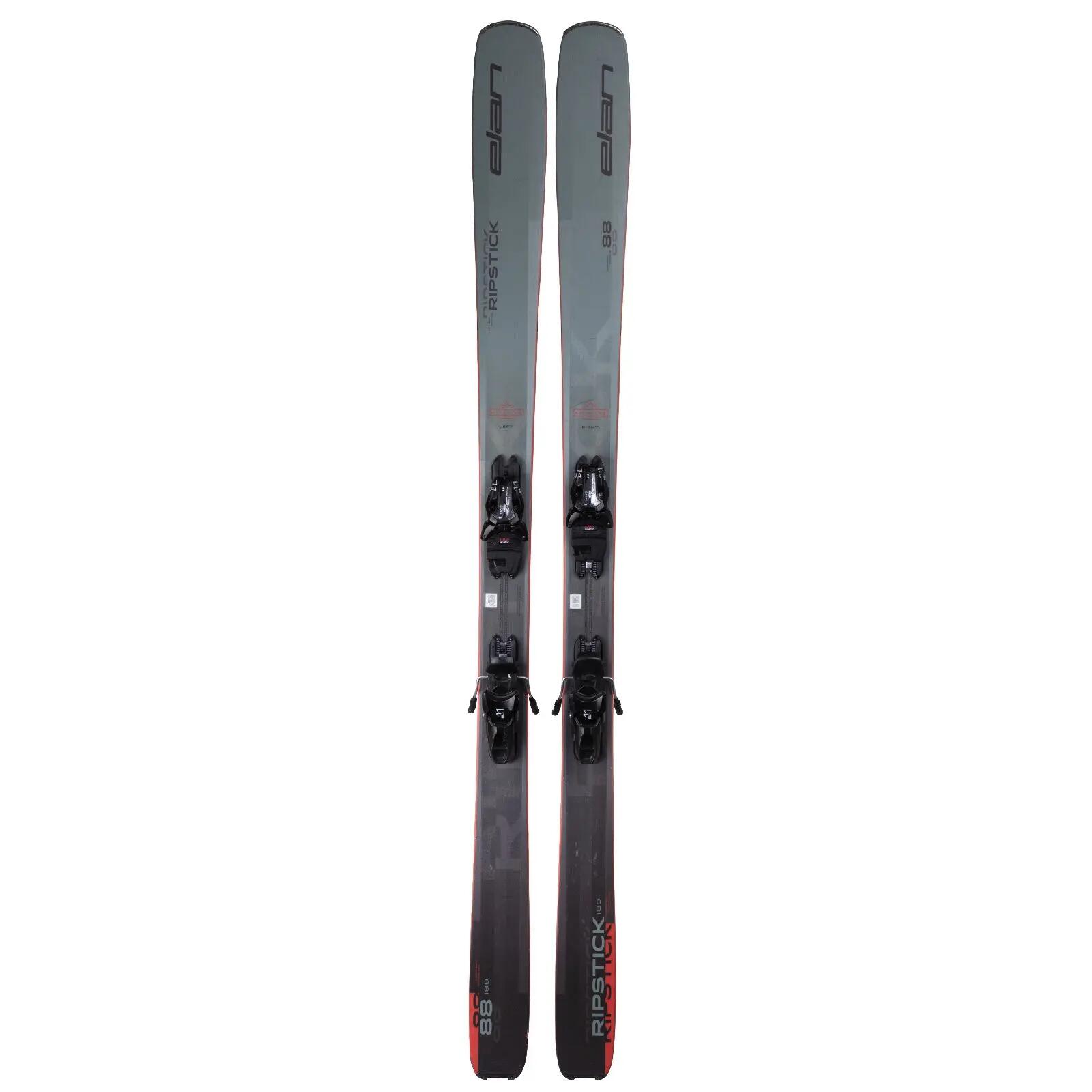 RECONDITIONNE - Ski Elan Ripstick 88 + Fixations 2/4