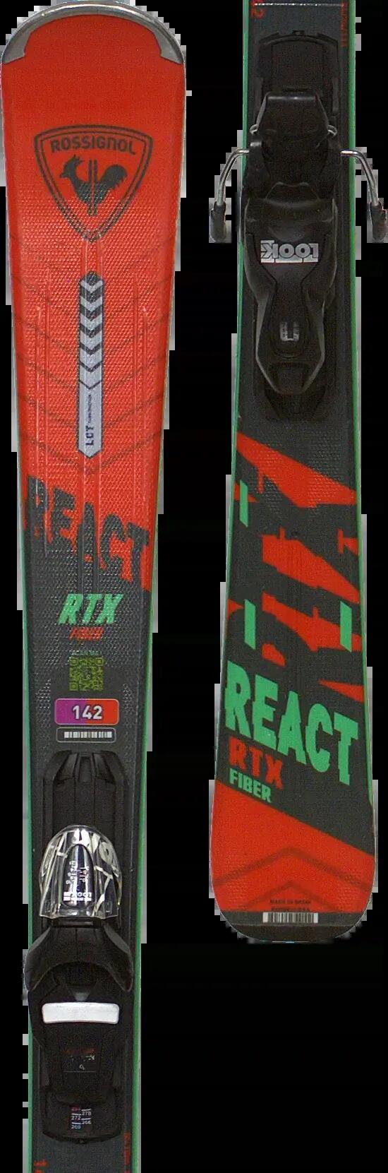 Second life - Narty Rossignol RTX Fiber 135cm 3/5