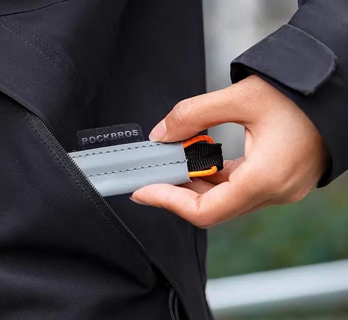 ROCKBROS 2er Set reflektierende Hosenbänder elastisch 7/8