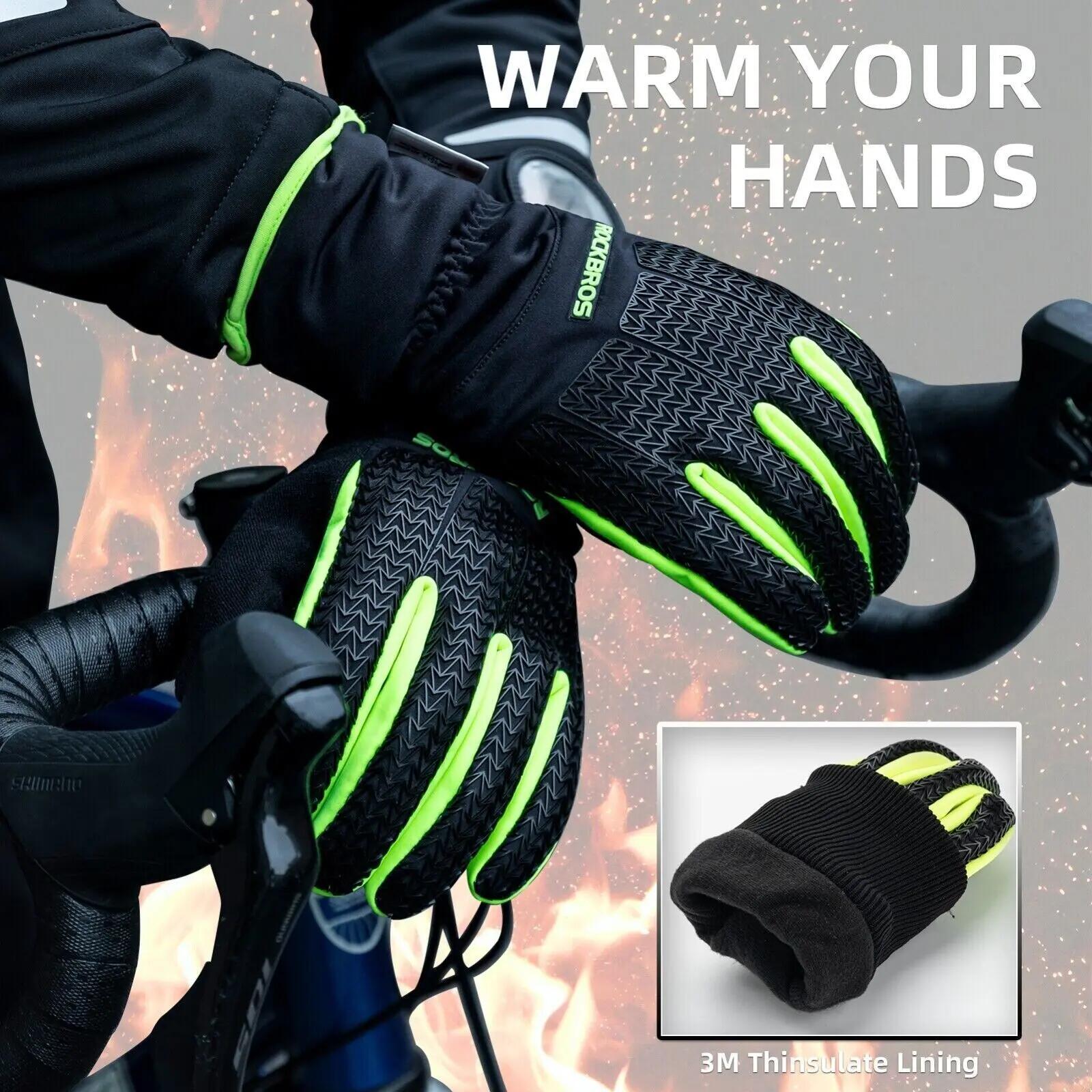 ROCKBROS Gants d'hiver chauds 3/7