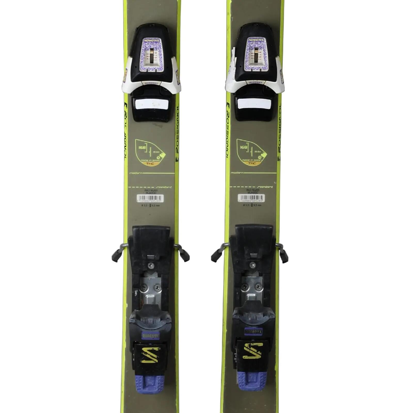 RECONDITIONNE - Ski Rossignol Scratch Fs + Fixations 3/4