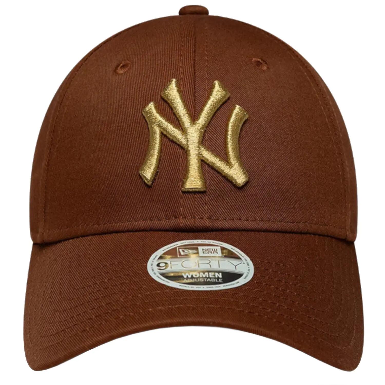 Czapka z daszkiem damska Wmns Metallic Logo 9FORTY New York Yankees Cap 2/3