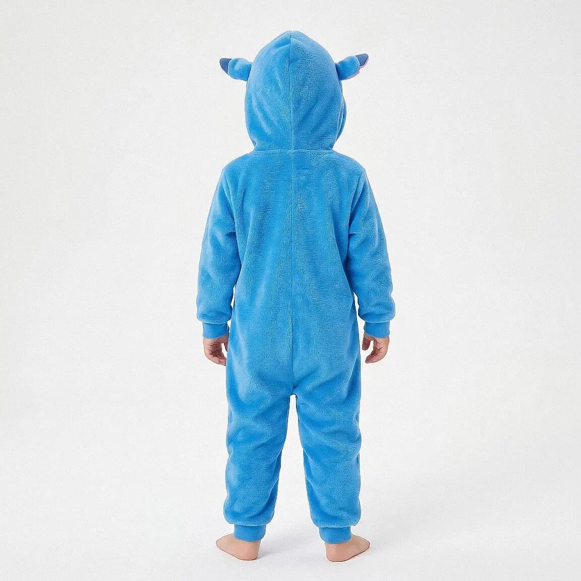 Pyjama Lang Kinder Stitch Tweedelig van Polyester Blauw 5/6