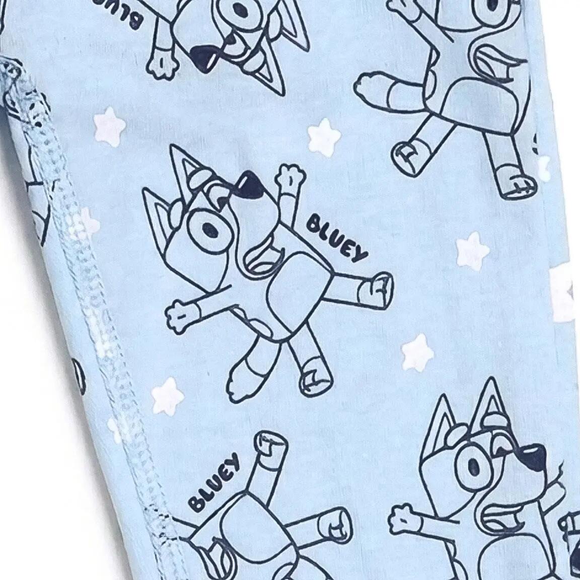 Pyjama Lang Kinder Bluey Tweedelig van Katoen en Polyester Lichtblauw 3/6