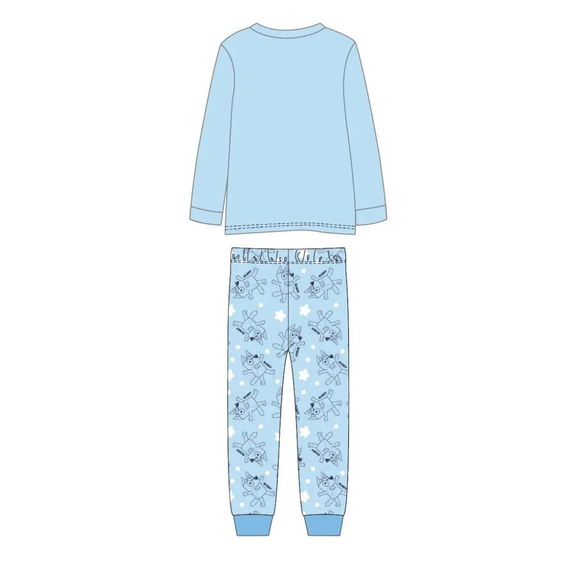 Pyjama Lang Kinder Bluey Tweedelig van Katoen en Polyester Lichtblauw 2/6