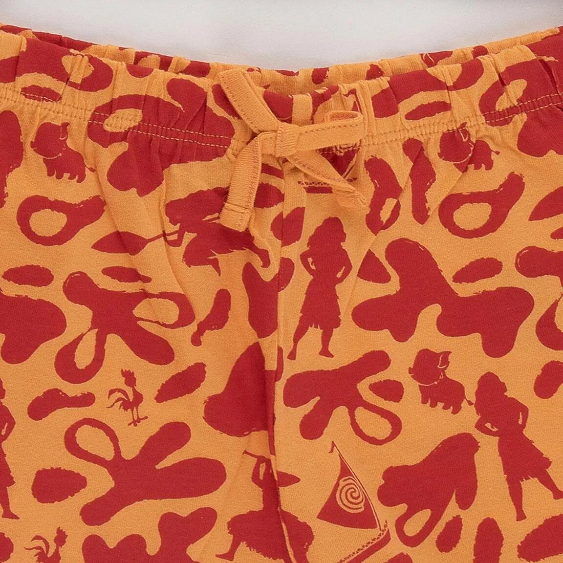 Pyjama Kort Kinder Moana Tweedelig van Katoen Turkoois 4/6