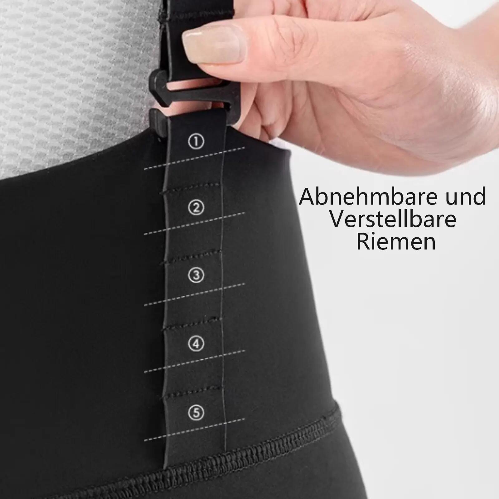 TVI Damen Lange Fahrradhose mit Polster 2/7