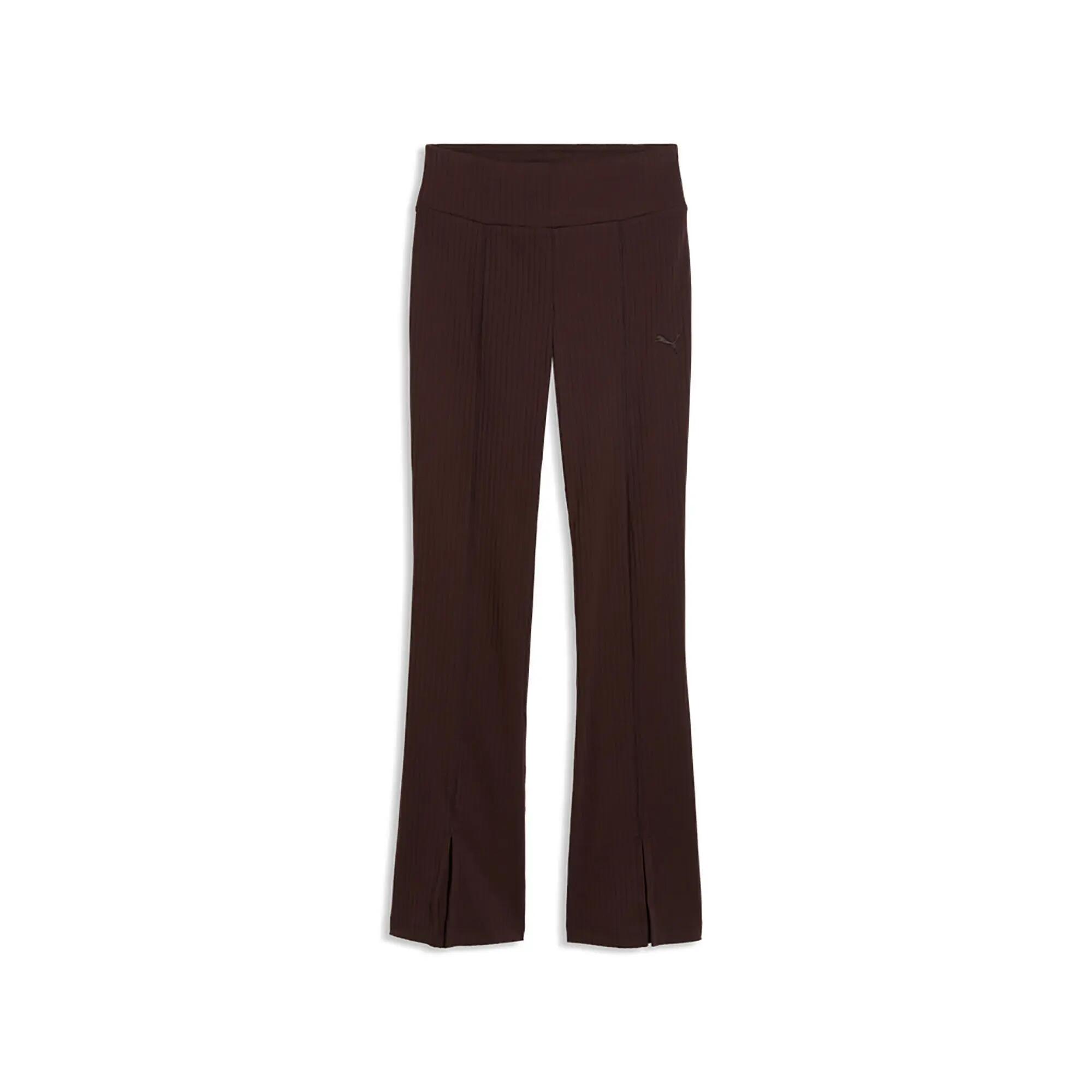 Leggings Puma Her Rib Flared Leggings Damskie