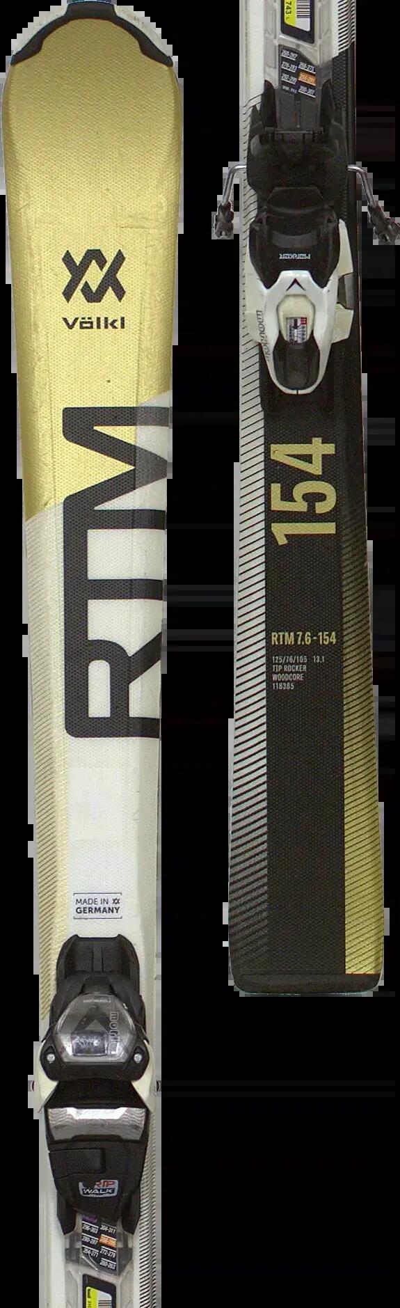 Second life - Narty Volkl RTM 7.6 168cm 3/5