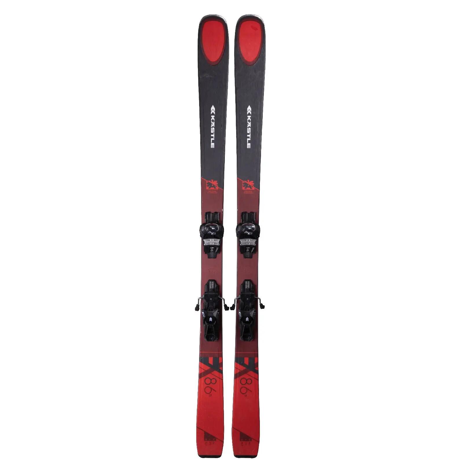 RECONDITIONNE - Ski Kastle Fx 86 Ti + Fixations 1/4