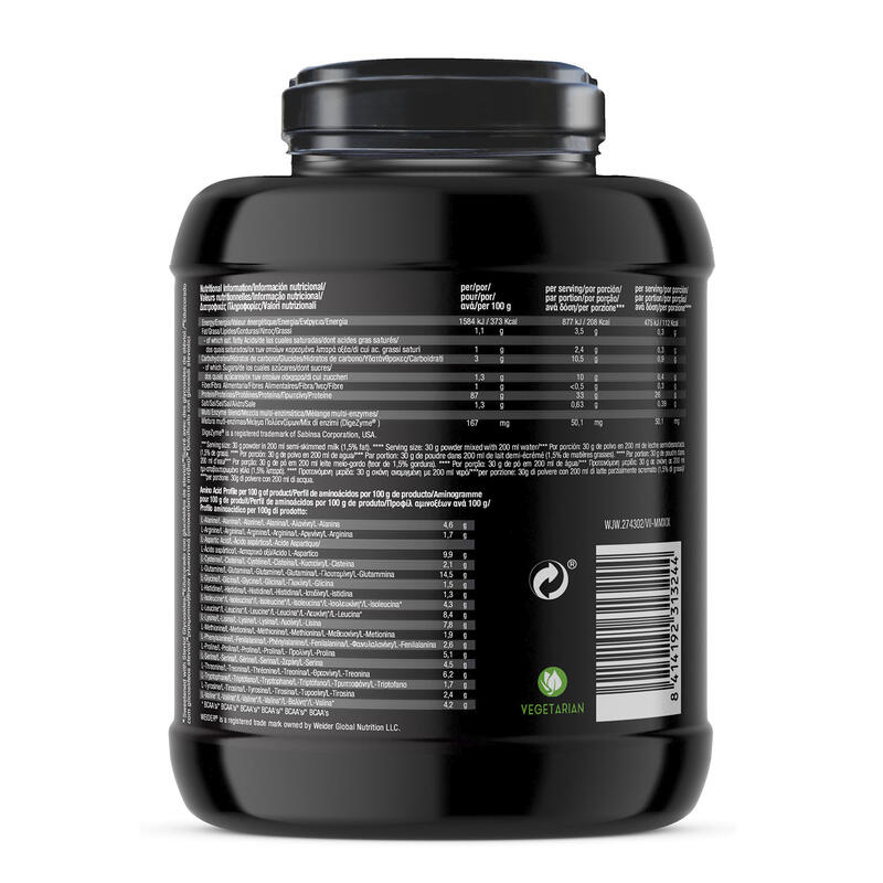 Weider- Isolate Whey 100 CFM 2 Kg - 100% Aislado de Proteina de Suero -  Sabor: