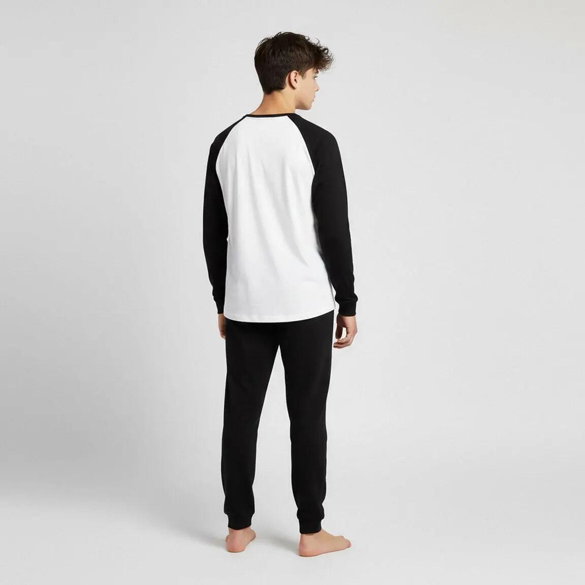 Pyjama Long Adulte Stranger Things Deux Pièces en Coton et Polyester Noir 5/6