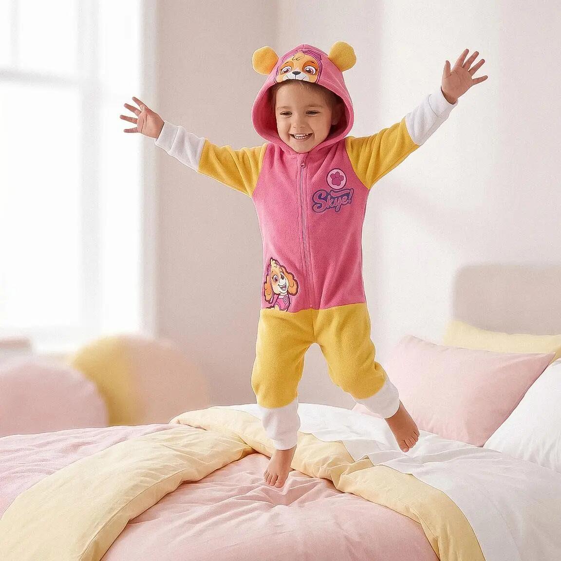 Pyjama Long Enfant Paw Patrol Deux Pièces en Polyester Rose 6/6