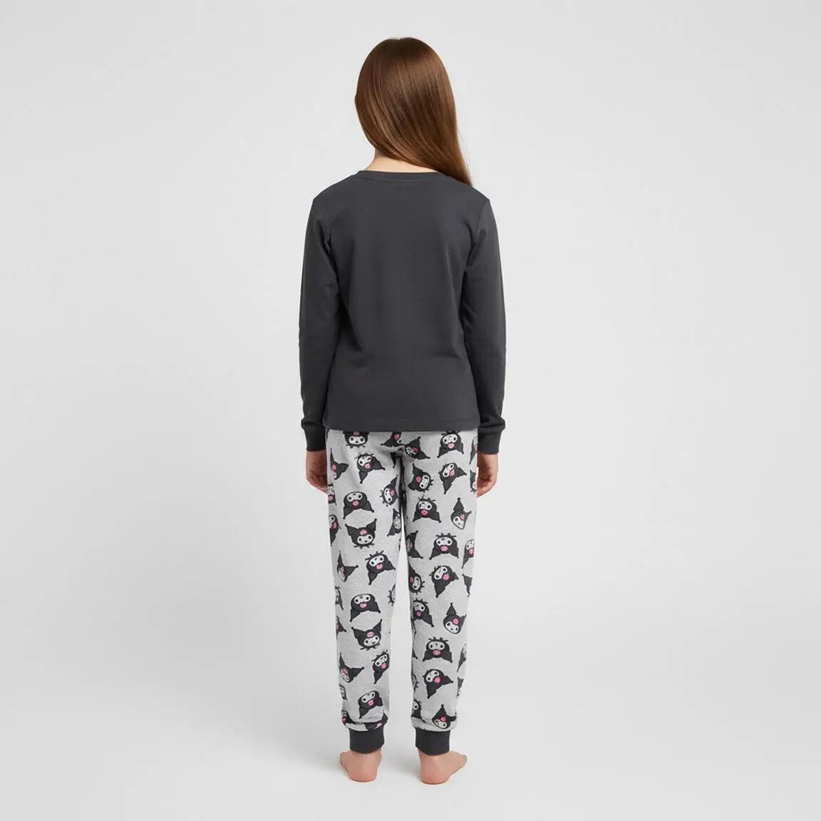 Pyjama Long Enfant Hello Kitty Deux Pièces en Coton et Polyester Gris 5/6