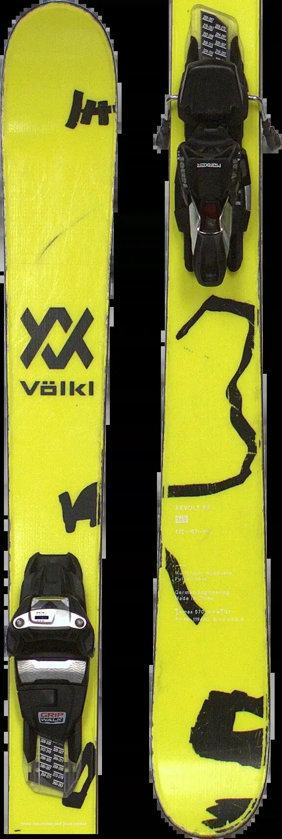 Second life - Narty Volkl Revolt 87 Freestyle 161cm 3/5