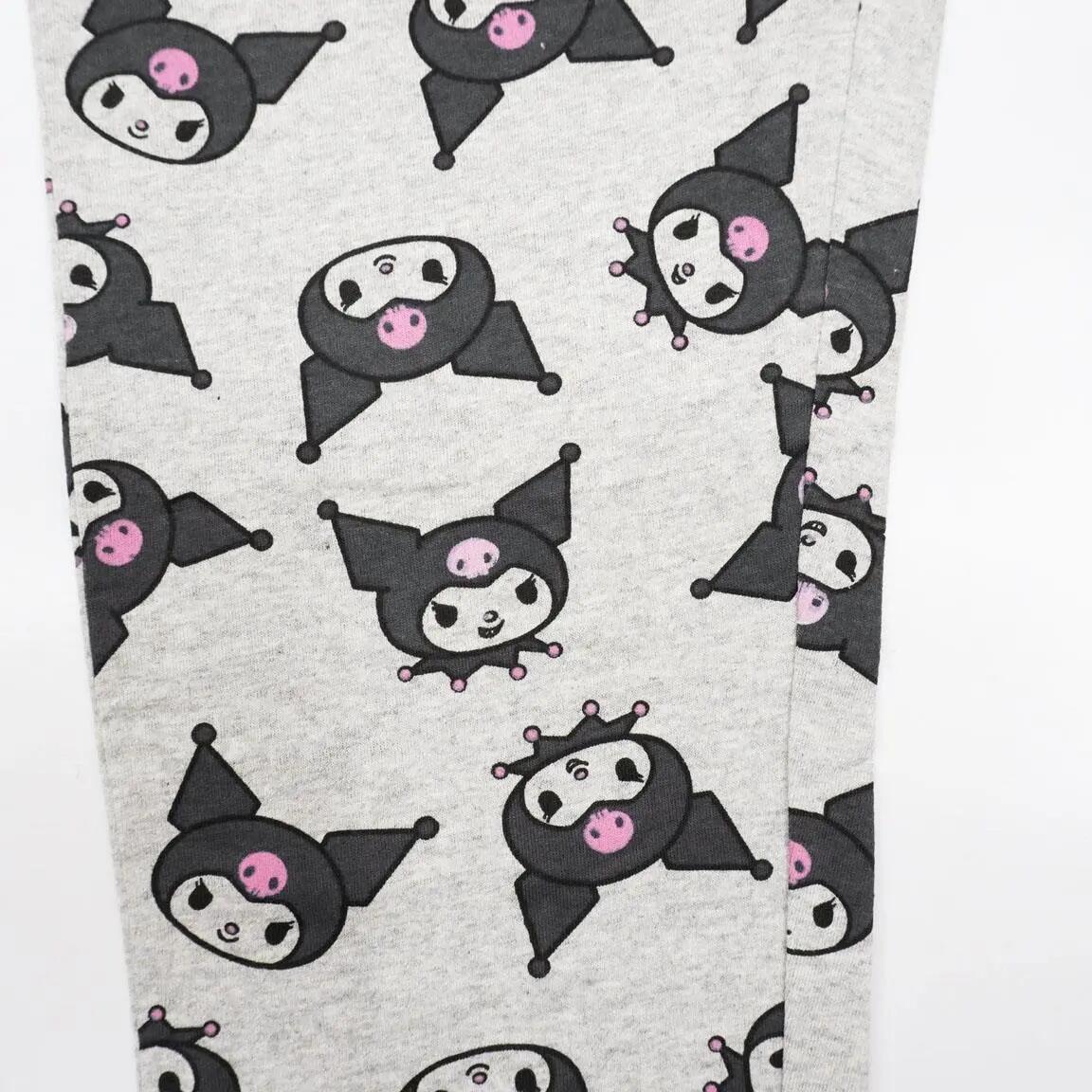 Pyjama Long Enfant Hello Kitty Deux Pièces en Coton et Polyester Gris 3/6
