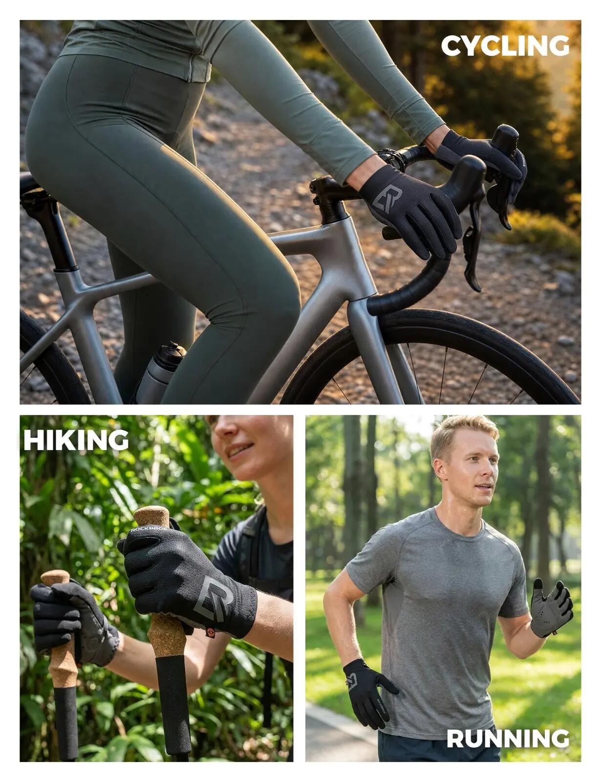ROCKBROS Gants de vélo longs 8/8