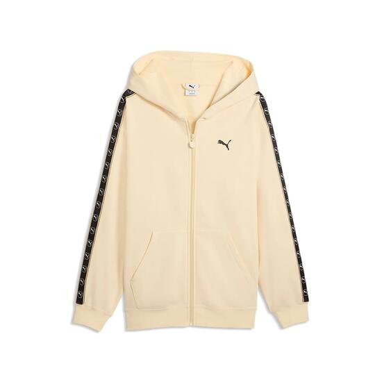 Sweatshirt Puma Ess Elevated Tape Relaxed Full-Zip Hoodie Fl Adulte