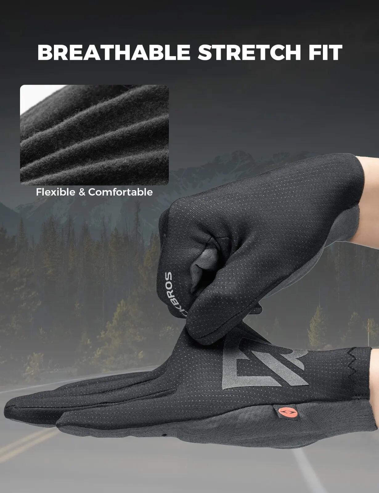 ROCKBROS Gants de vélo longs 4/8