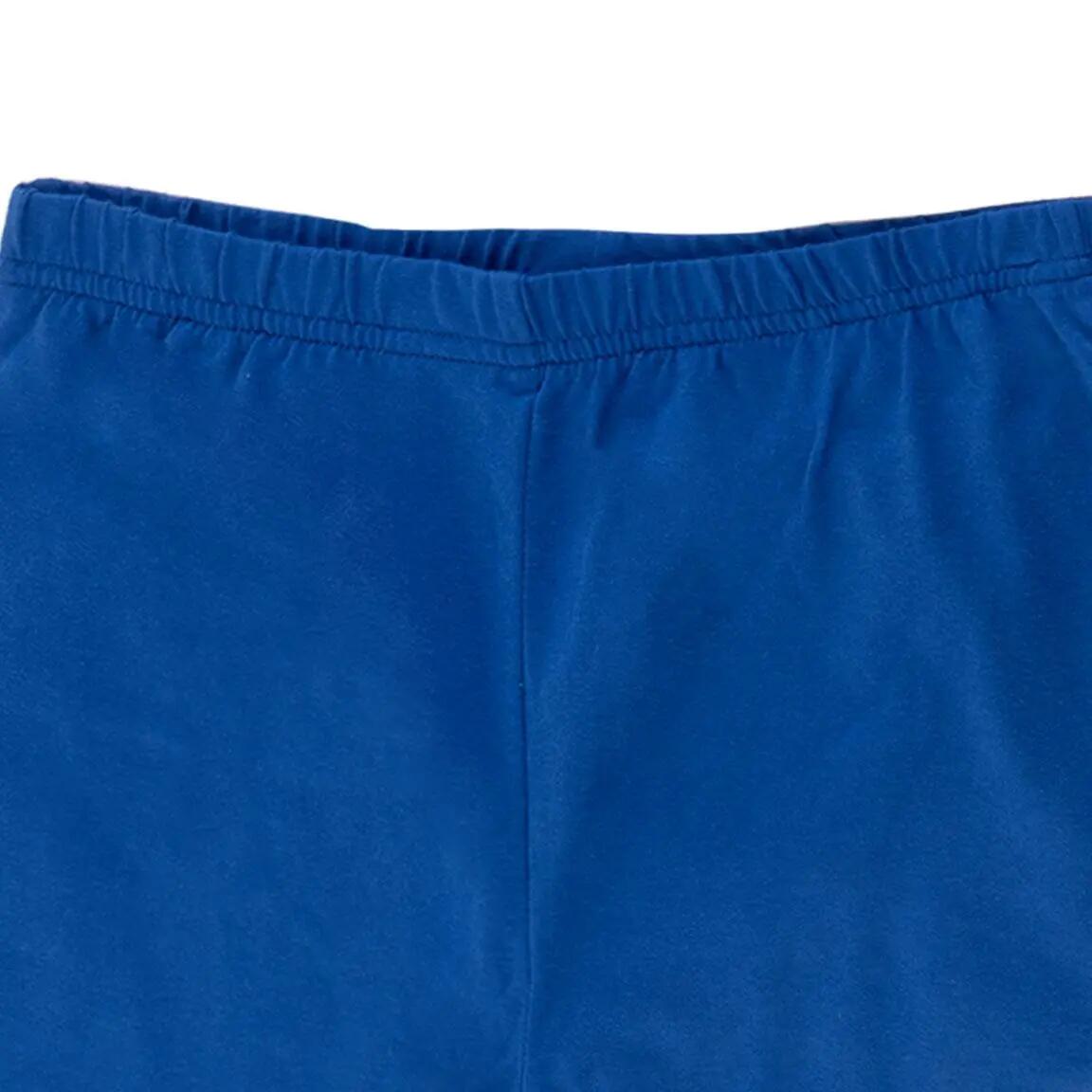 Pyjama Court Enfant Sonic Deux Pièces en Coton Blanc 4/6