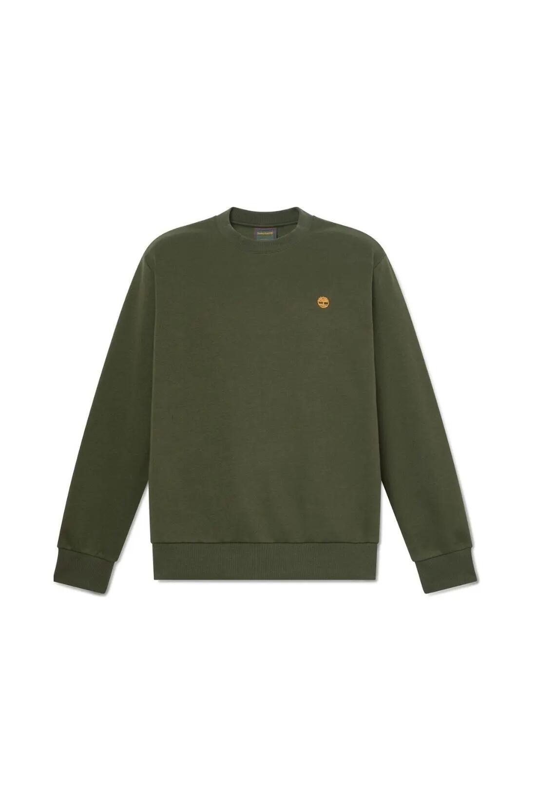 Herren - Sweatshirt - Rundhals, Regular Fit - Dunkelgrün 2/3